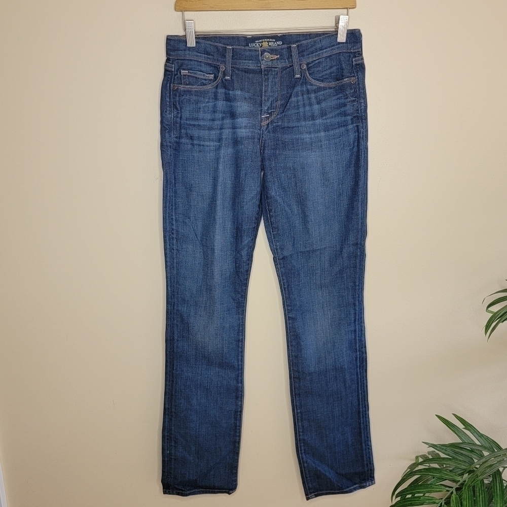 Lucky Brand Sofia Straight Leg Jeans Size 6 32" Inseam